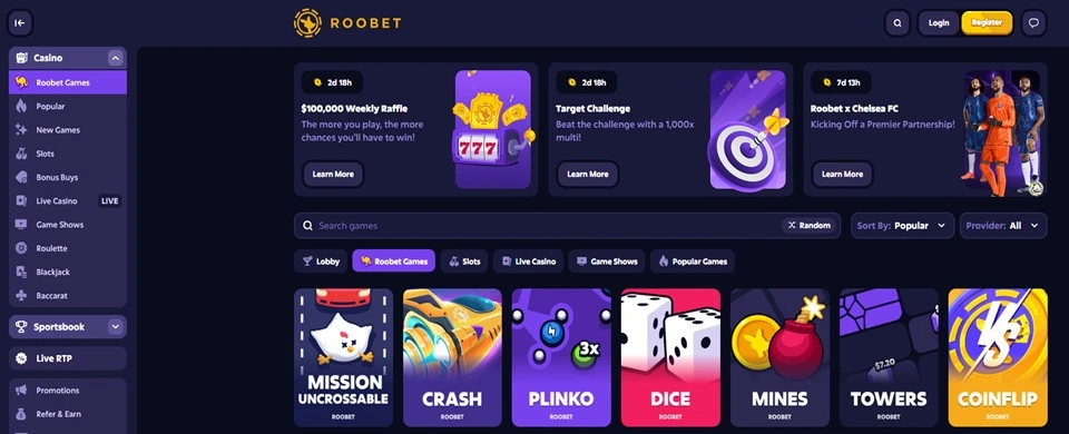 Roobet casino