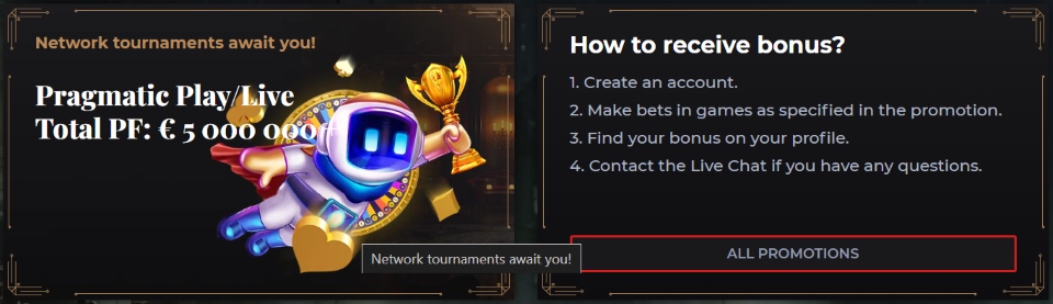 Windetta Casino Pragmatic Play Tournament