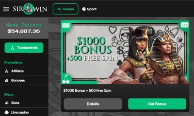 sirwin casino new bonus offer