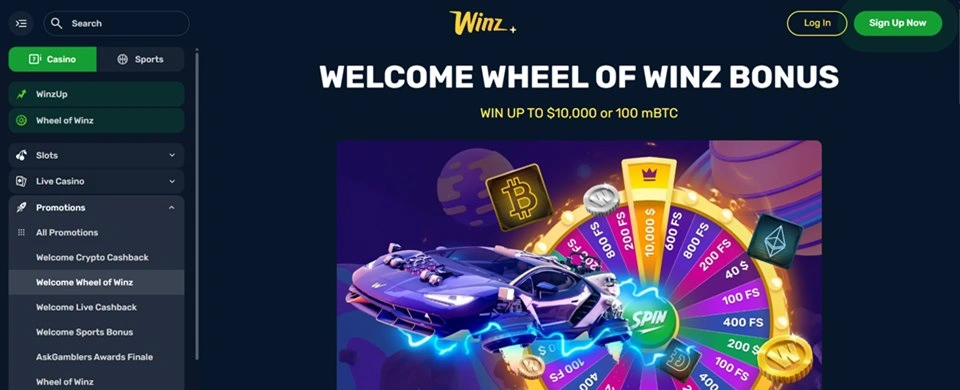 welcome wheel of winzio