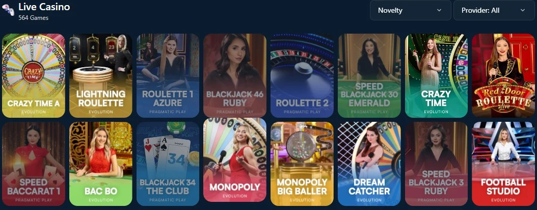 Wild.io Live Casino 