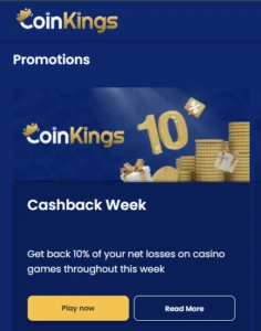 coinkings cashback week