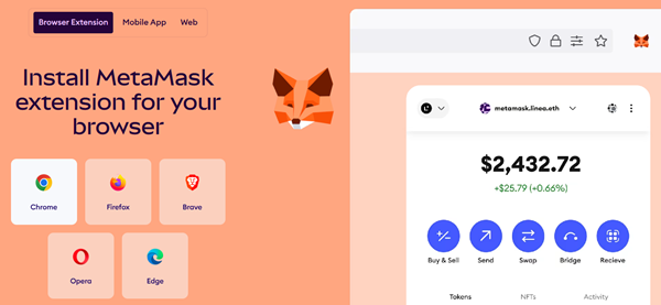 MetaMask browser Extension