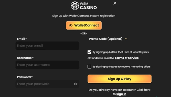 WSM Registration