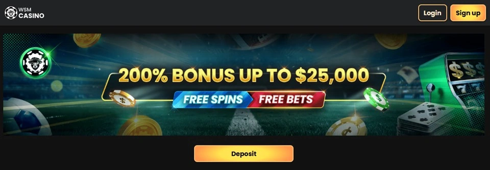WSM Welcome Bonus