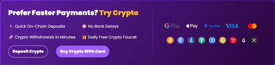 TrustDice Casino Payment Options