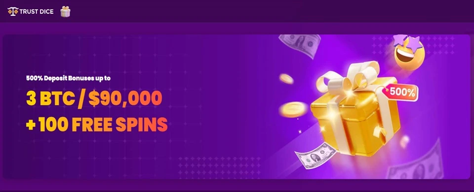 TrustDice Welcome Bonus