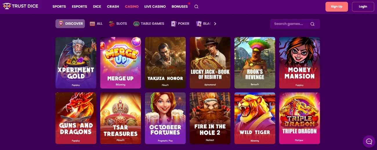 trustdice casino