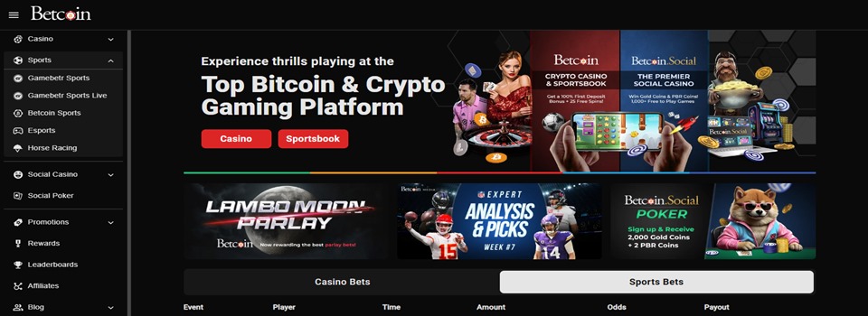 Betcoin sportsbook