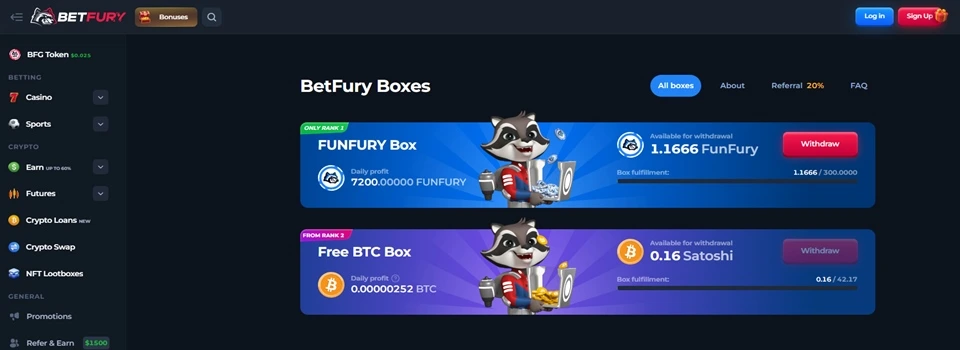 BetFury sportsbook