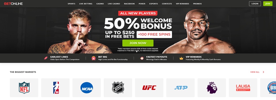 Betonline sportsbook