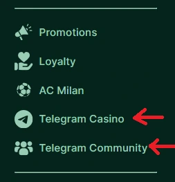 TG casino support