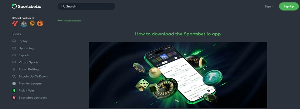 sportsbet.io app