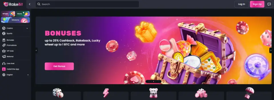 rakebit casino user experience