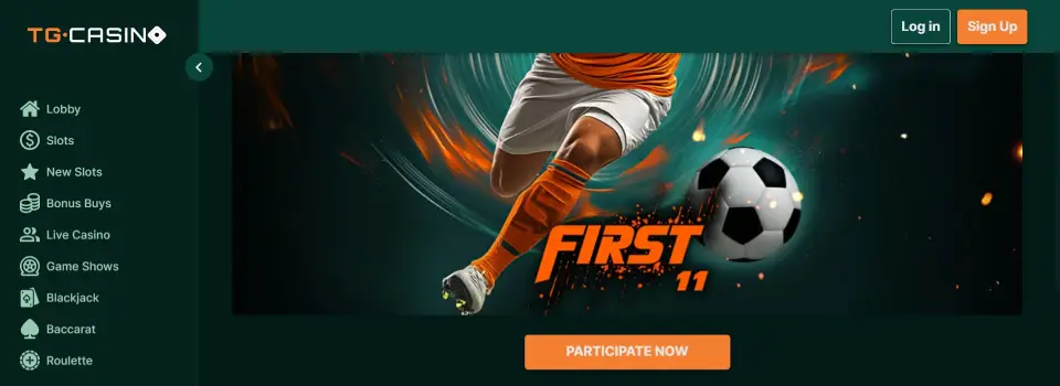 TG Sportsbook First 11 Promotion