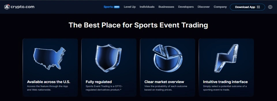 crypto.com Sports Event Trading