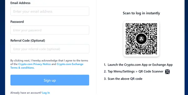 crypto.com registration