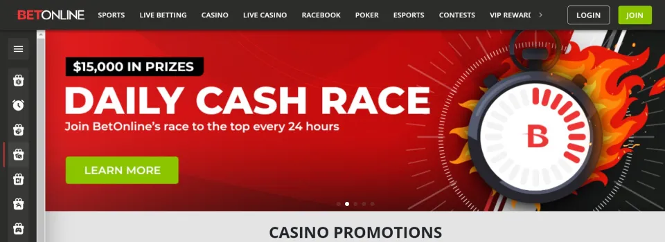 BetOnline Casino Promos