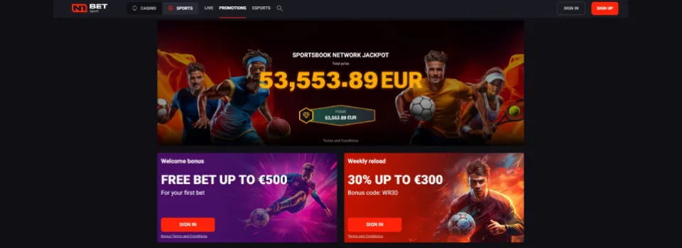 N1Bet Sportsbook Bonuses