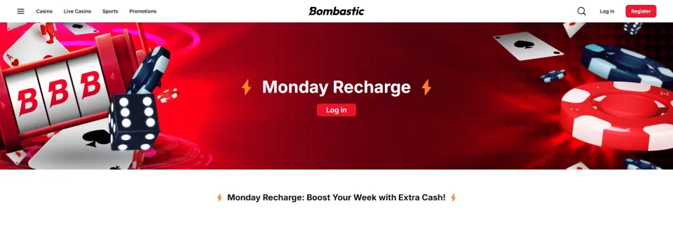 Bombastic Casino Monday Recharge