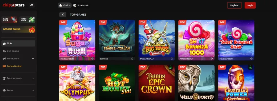 Chipstars Casino Games