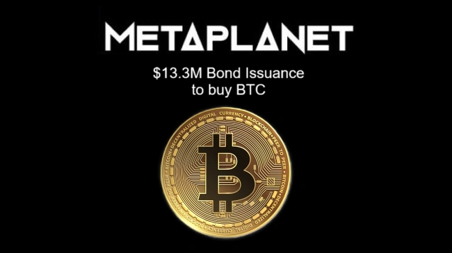Metaplanet Doubles Down on Bitcoin with $13.3M Bond Issuance