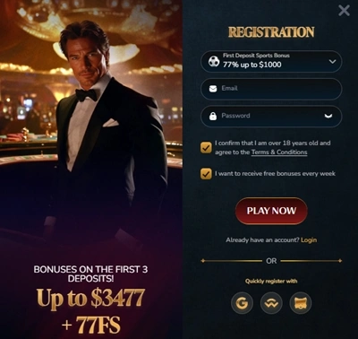 Vip sportsbook registration