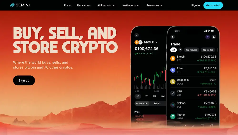 gemini crypto exchange