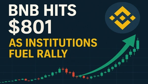 BNB hits $801