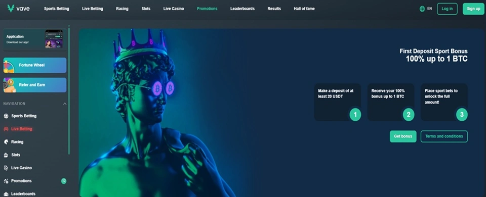 VAVE sports welcome bonus VAVE sports welcome bonus