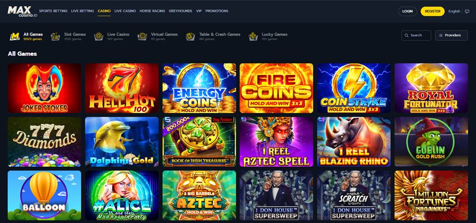 MAX Casino Games