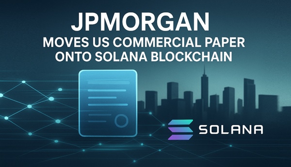 JPMorgan Moves Commercial Paper Onto Solana – a Turning Point for Public Blockchains