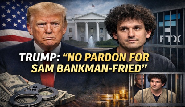 Trump Dismisses Pardon Talk for Convicted FTX Founder