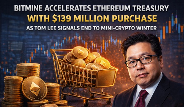 Bitmine Accelerates Ethereum Treasury with $139 Million Purchase