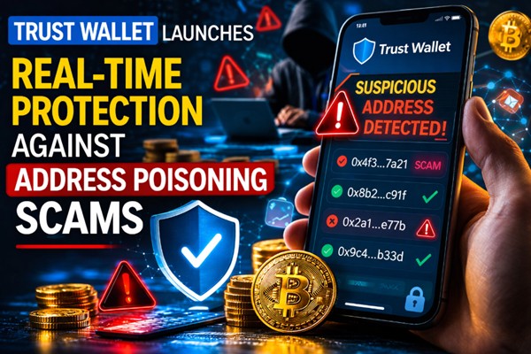 Trust Wallet Launches Real-Time Protection Against Address Poisoning Scams