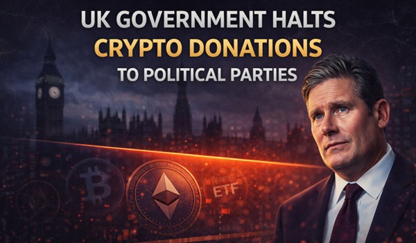 UK Government Halts Cryptocurrency Donations to Political Parties