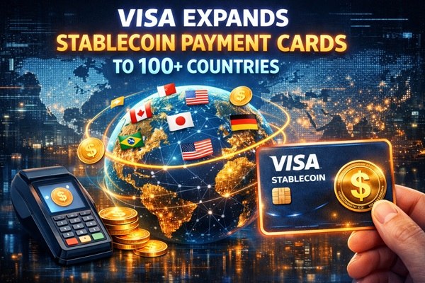Visa Expands Stablecoin Payment Cards to 100+ Countries