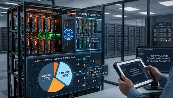 Foundry’s New Zcash Pool Secures Market Lead