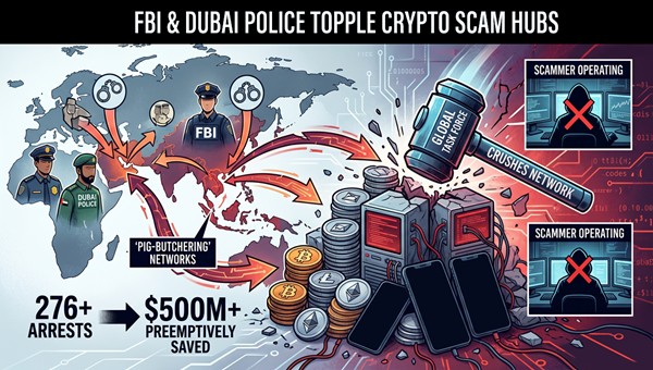 Global Task Force Crushes International Crypto Scam Network