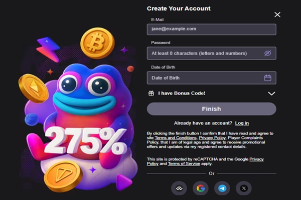 Reels.io registration process