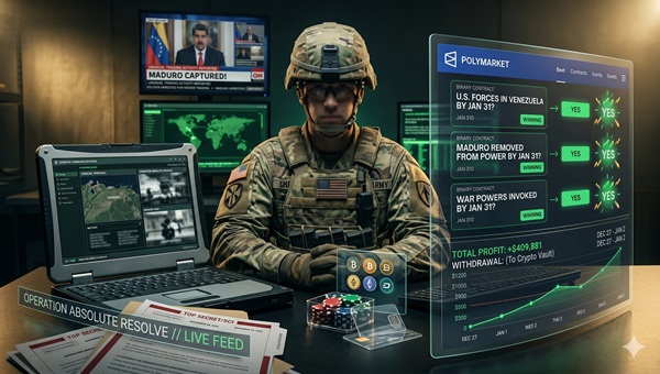 Army Soldier Charged With Cashing In on the Capture of Nicolás Maduro on Polymarket