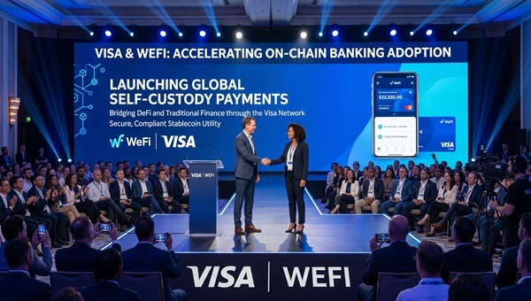 Visa and WeFi Launch On-Chain Banking