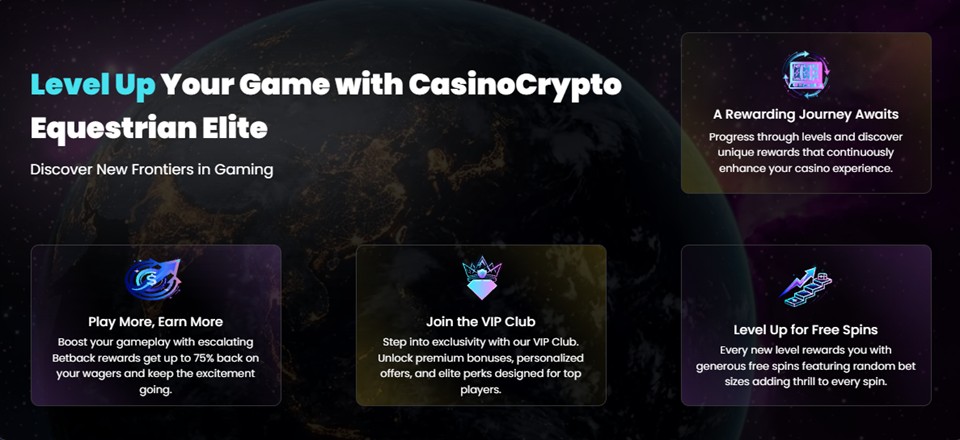 Casinocrypto Level Up VIP Club