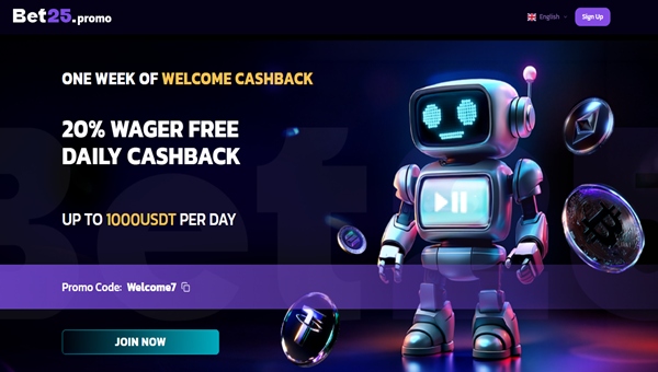 Bet25 Casino Bonus