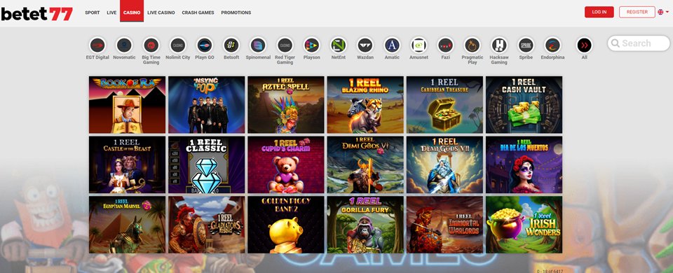 Betet77 Casino Games