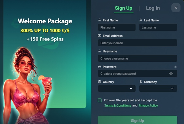 Betportal registration process