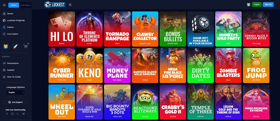 Luckiest Casino Games