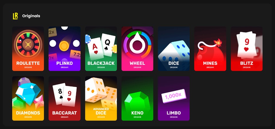 Lucky Rollers original games