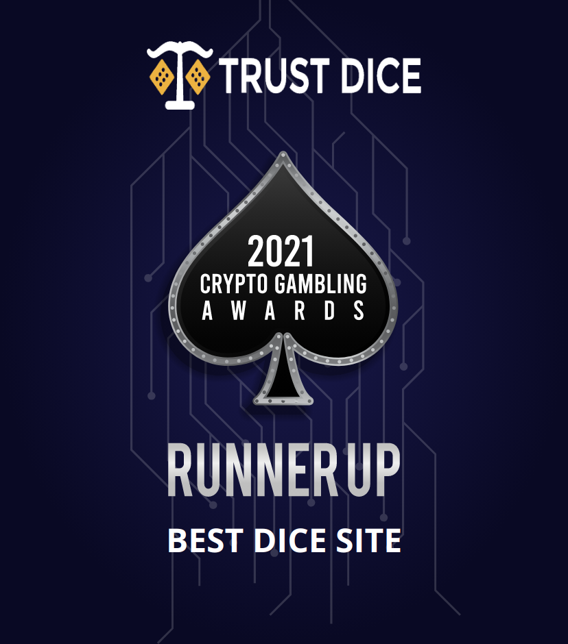 Crypto Gambling Awards won by TrustDice